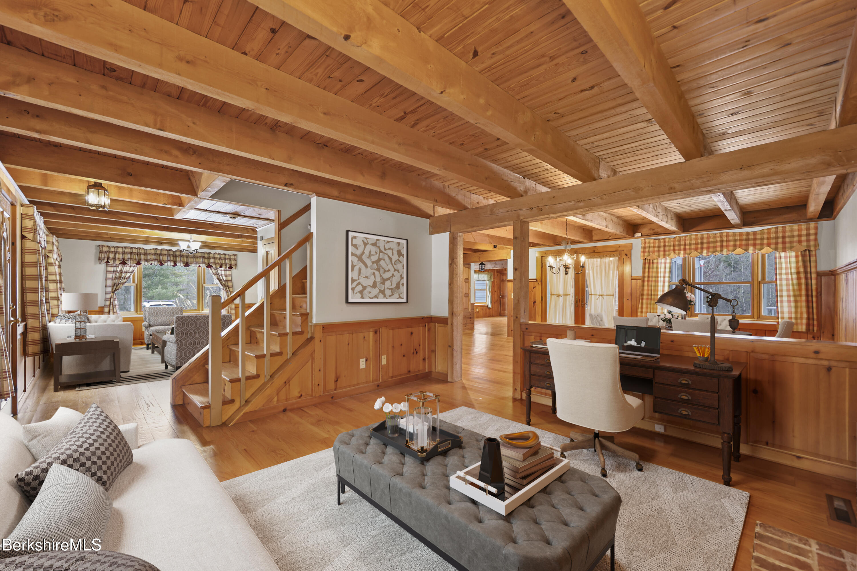 135 East Street Lee, MA 01238 - Photo 18 of 49 135 East Street Virtually Staged 5 Den