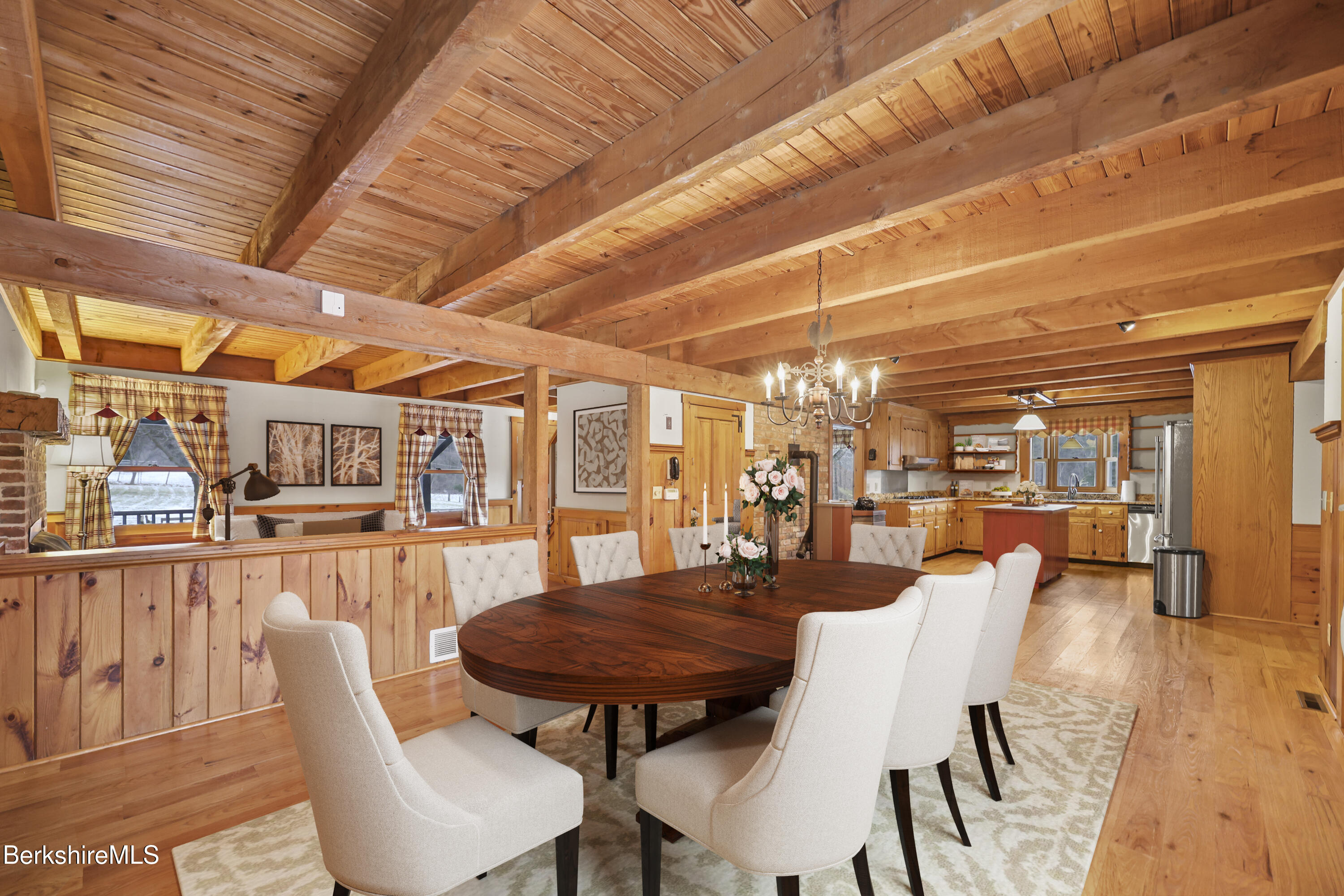 135 East Street Lee, MA 01238 - Photo 21 of 49 a dining room with furniture and a table