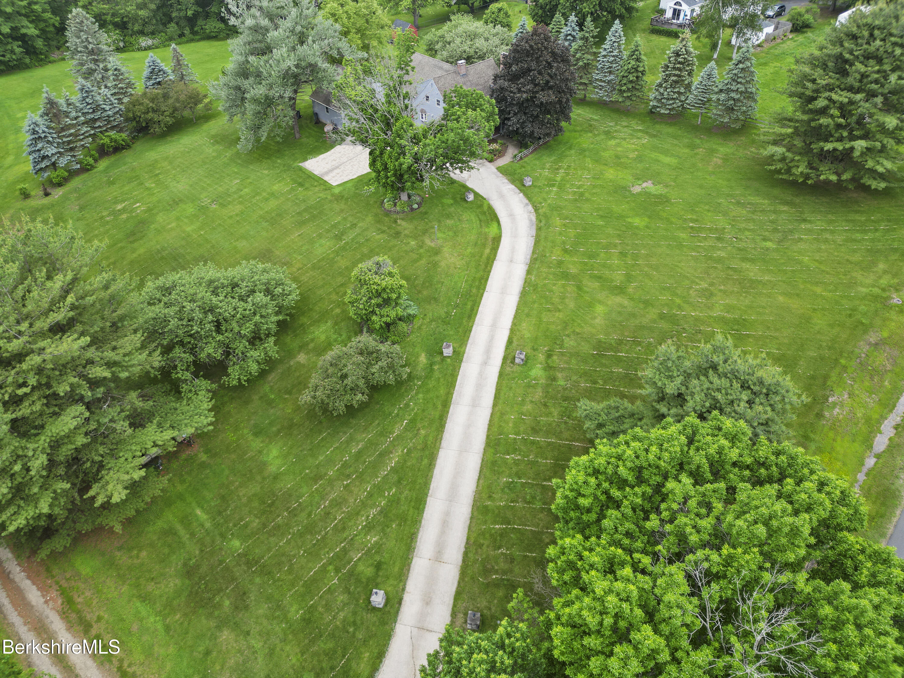 135 East Street Lee, MA 01238 - Photo 48 of 49 a view of a green yard with large trees