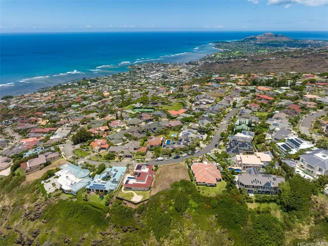 a view of city and ocean
