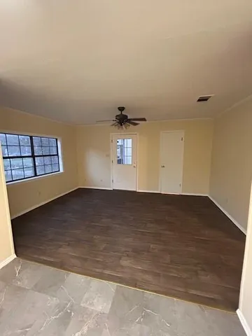 a view of an empty room