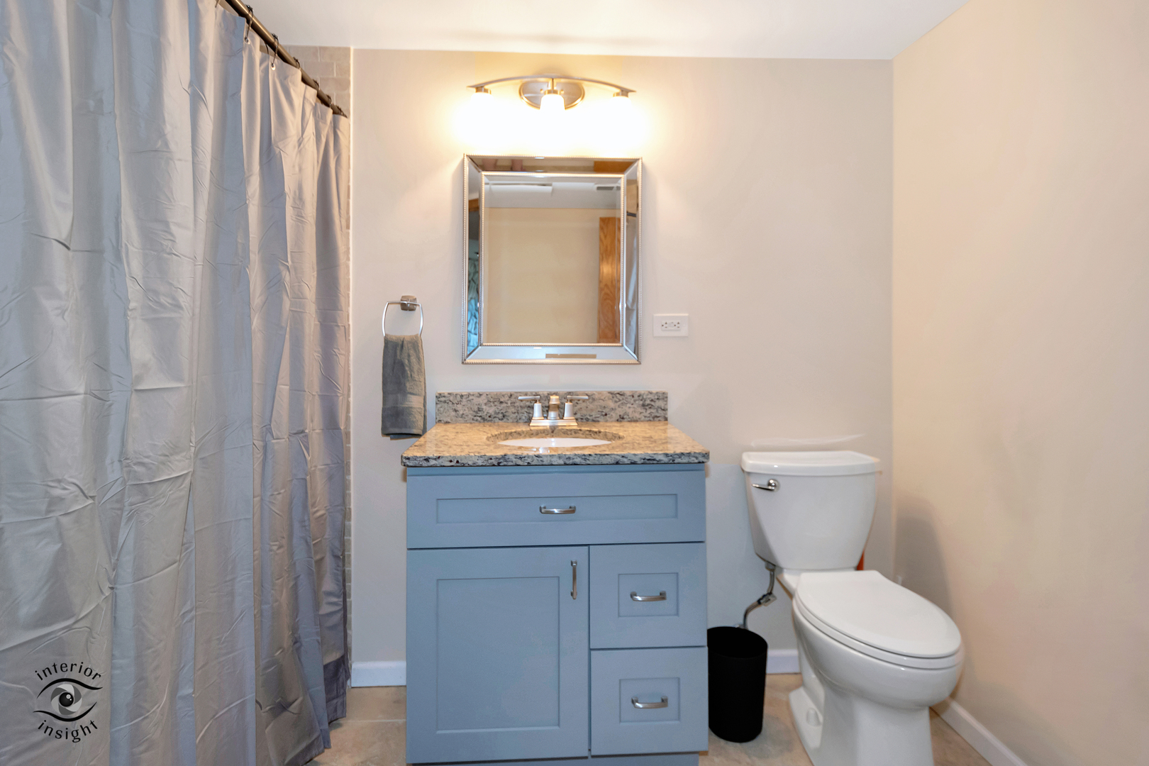 24158 Marble Road Channahon, IL 60410 - Photo 23 of 26 a bathroom with a granite countertop toilet sink and mirror
