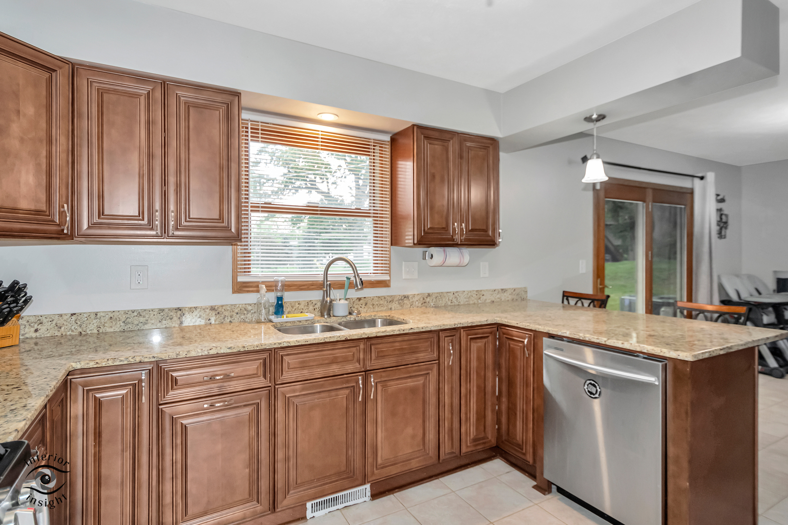 24158 Marble Road Channahon, IL 60410 - Photo 10 of 26 a kitchen with a sink stove and cabinets