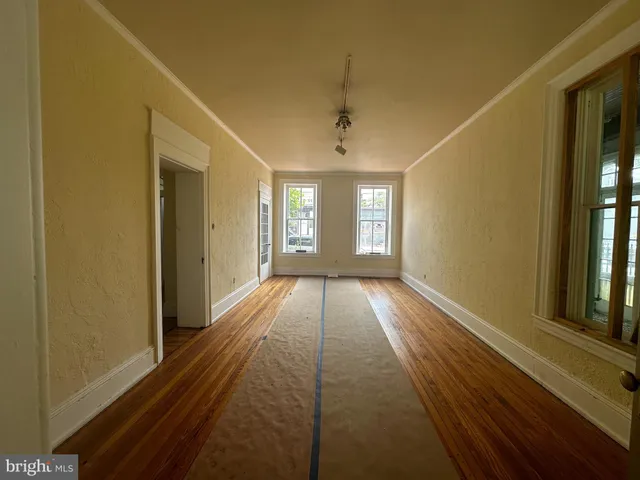 a view of gallery with window