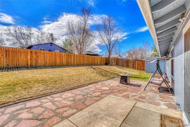 a view of a house with a patio