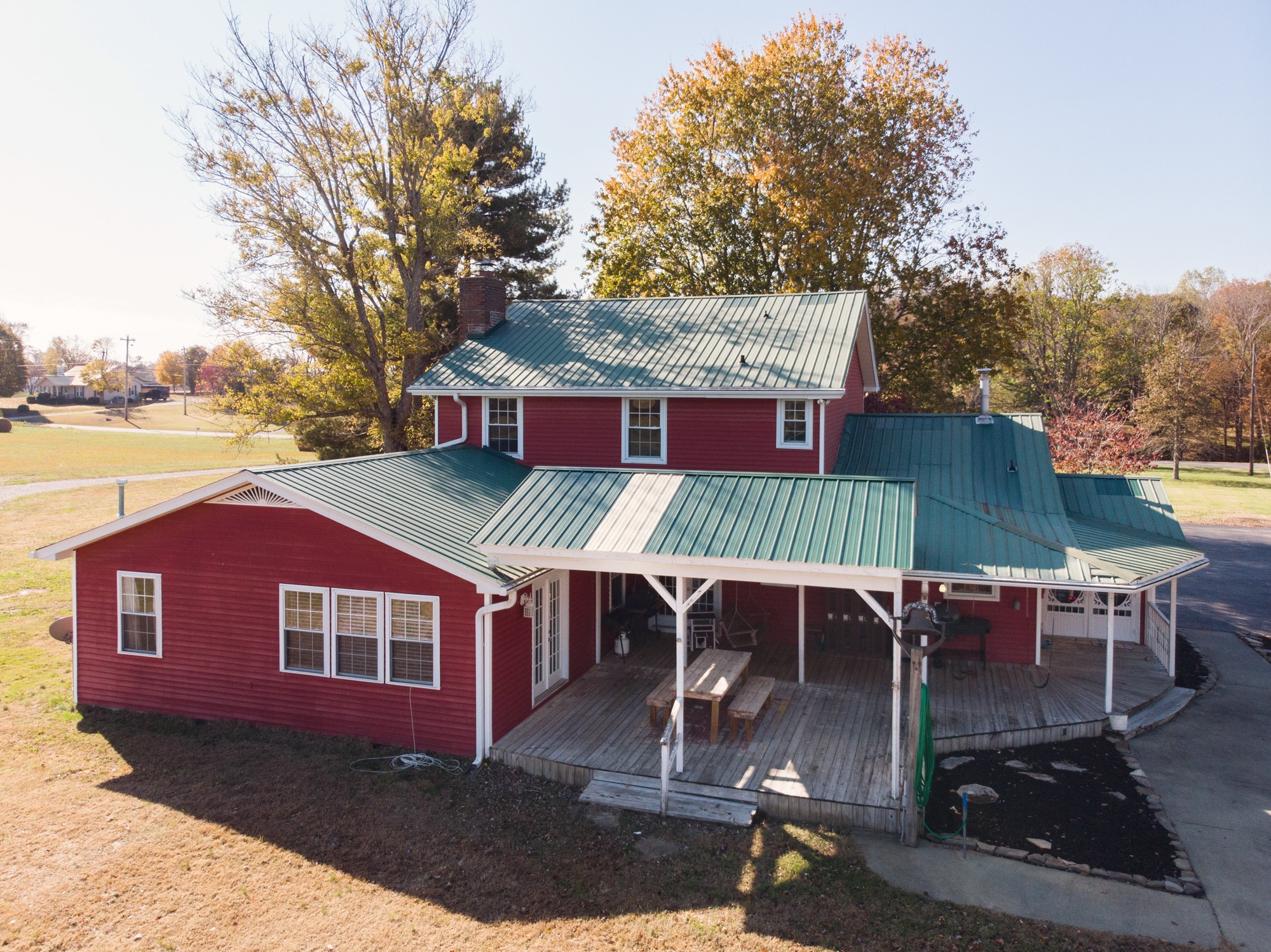2341 Gideon Road Greenbrier, TN 37073 - Photo 6 of 30 a backyard of a house with table and chairs