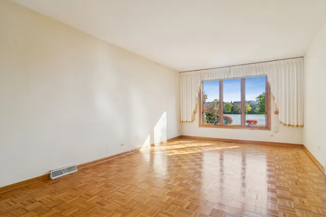 a view of a room with window