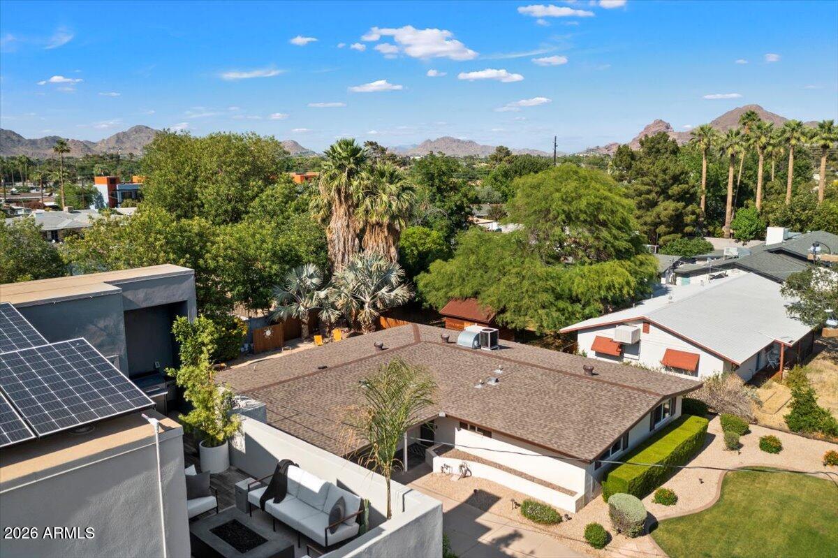 4331 North 27th Place Phoenix, AZ 85016 - Photo 29 of 33 an aerial view of a house with a garden