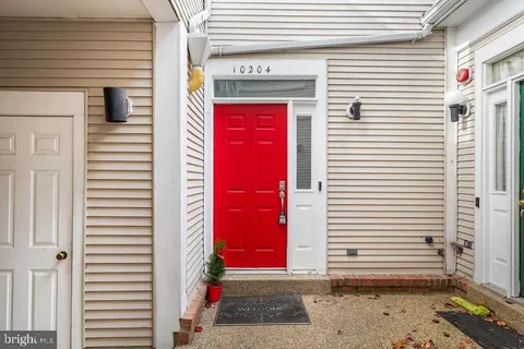 a view of a door of the house