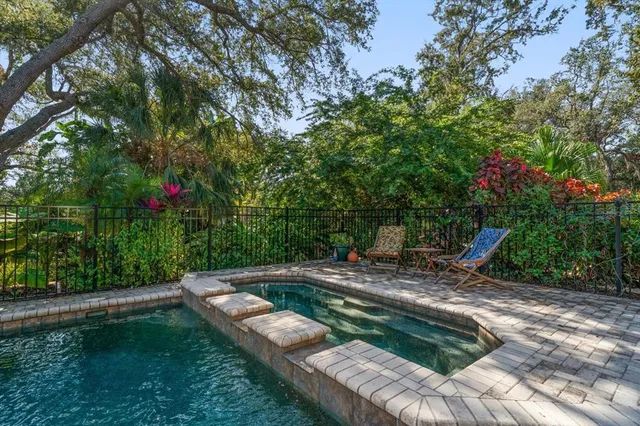 a view of outdoor space and trees