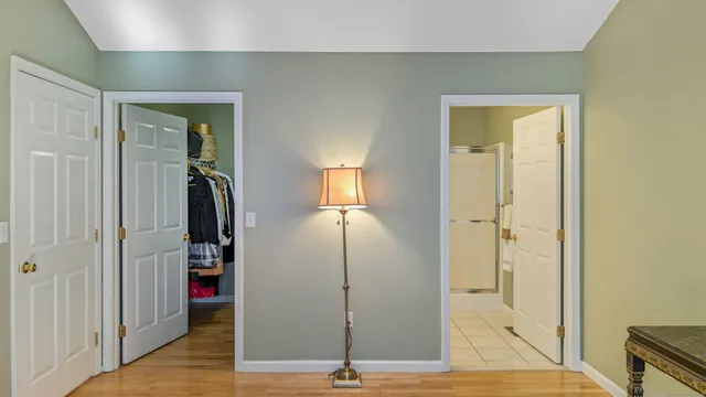 a room that has a window and furniture