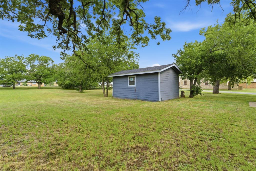 203 North Kickapoo Street Lipan, TX 76462 - Photo 21 of 28 a house view with a garden space