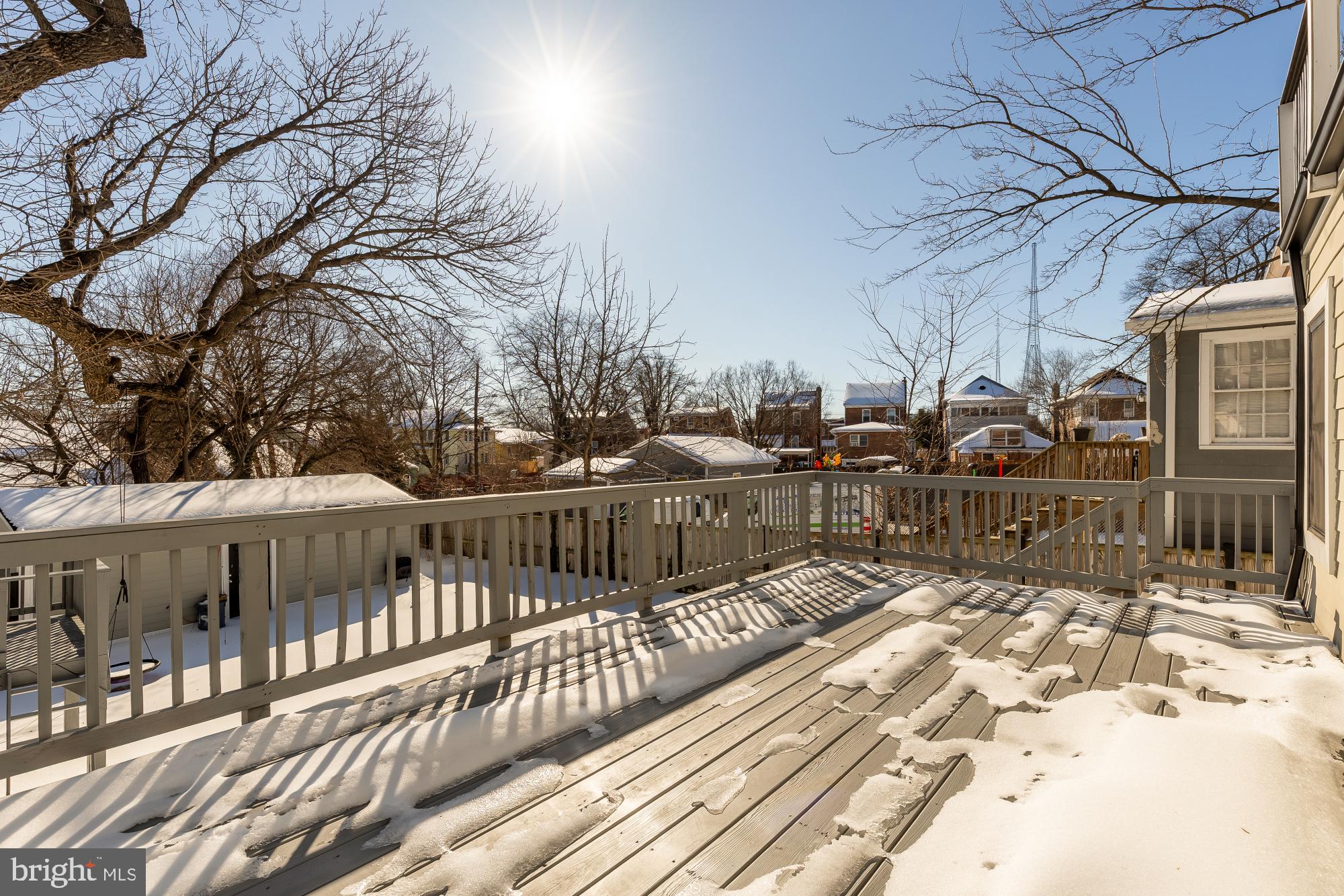 6519 Piney Branch Road Northwest Washington, DC 20012 - Photo 15 of 47 a view of a balcony with a bench