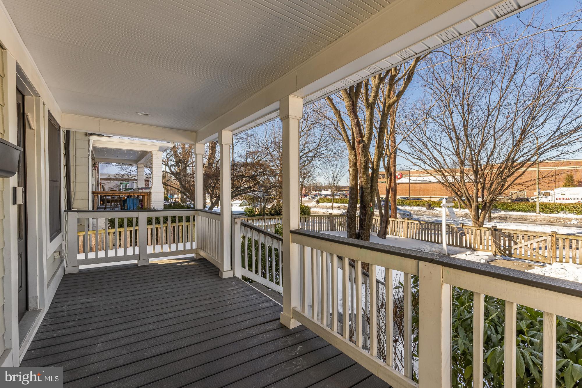 6519 Piney Branch Road Northwest Washington, DC 20012 - Photo 3 of 47 a view of a balcony with wooden floor