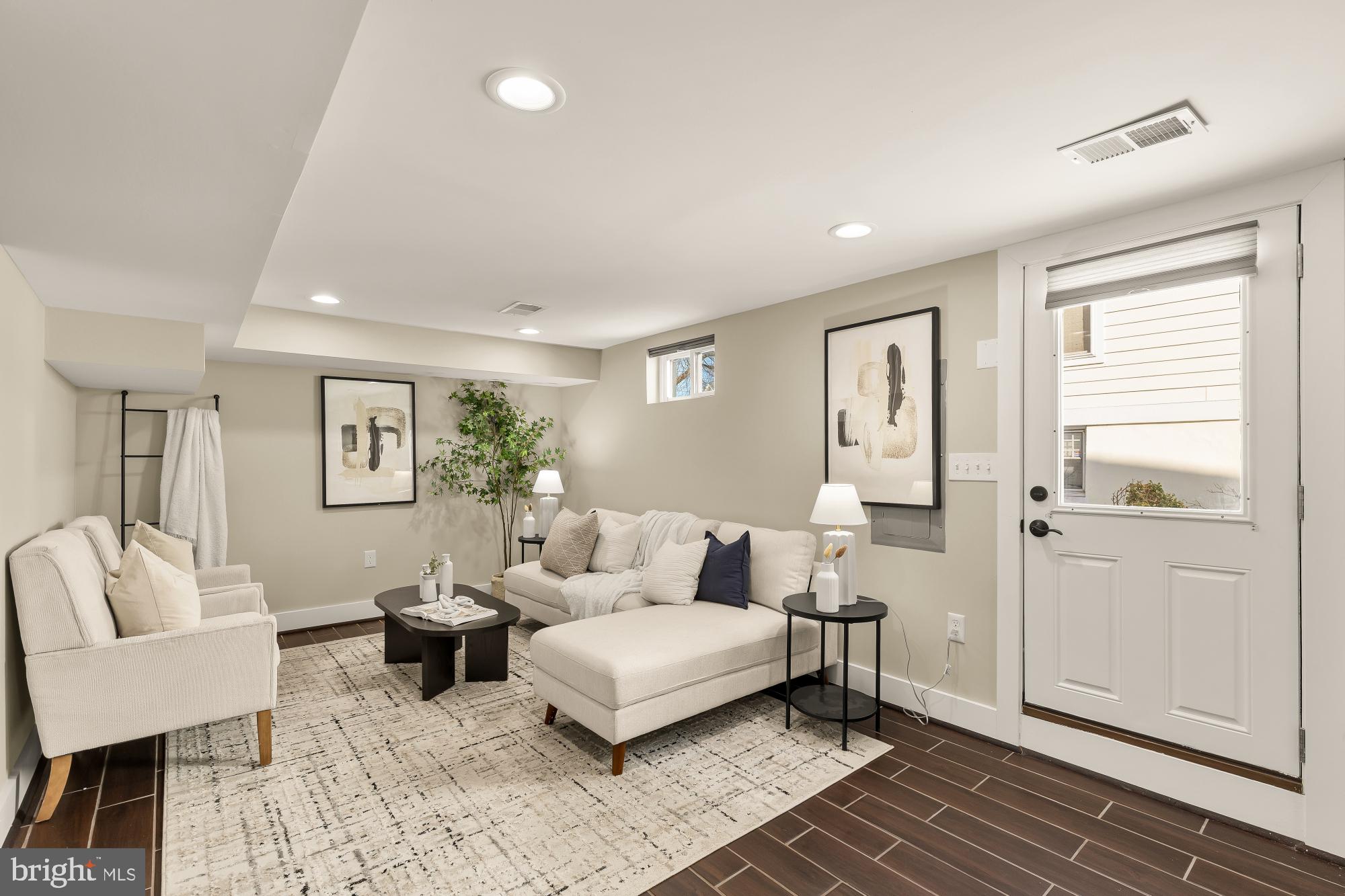 6519 Piney Branch Road Northwest Washington, DC 20012 - Photo 34 of 47 a living room with furniture and wooden floor