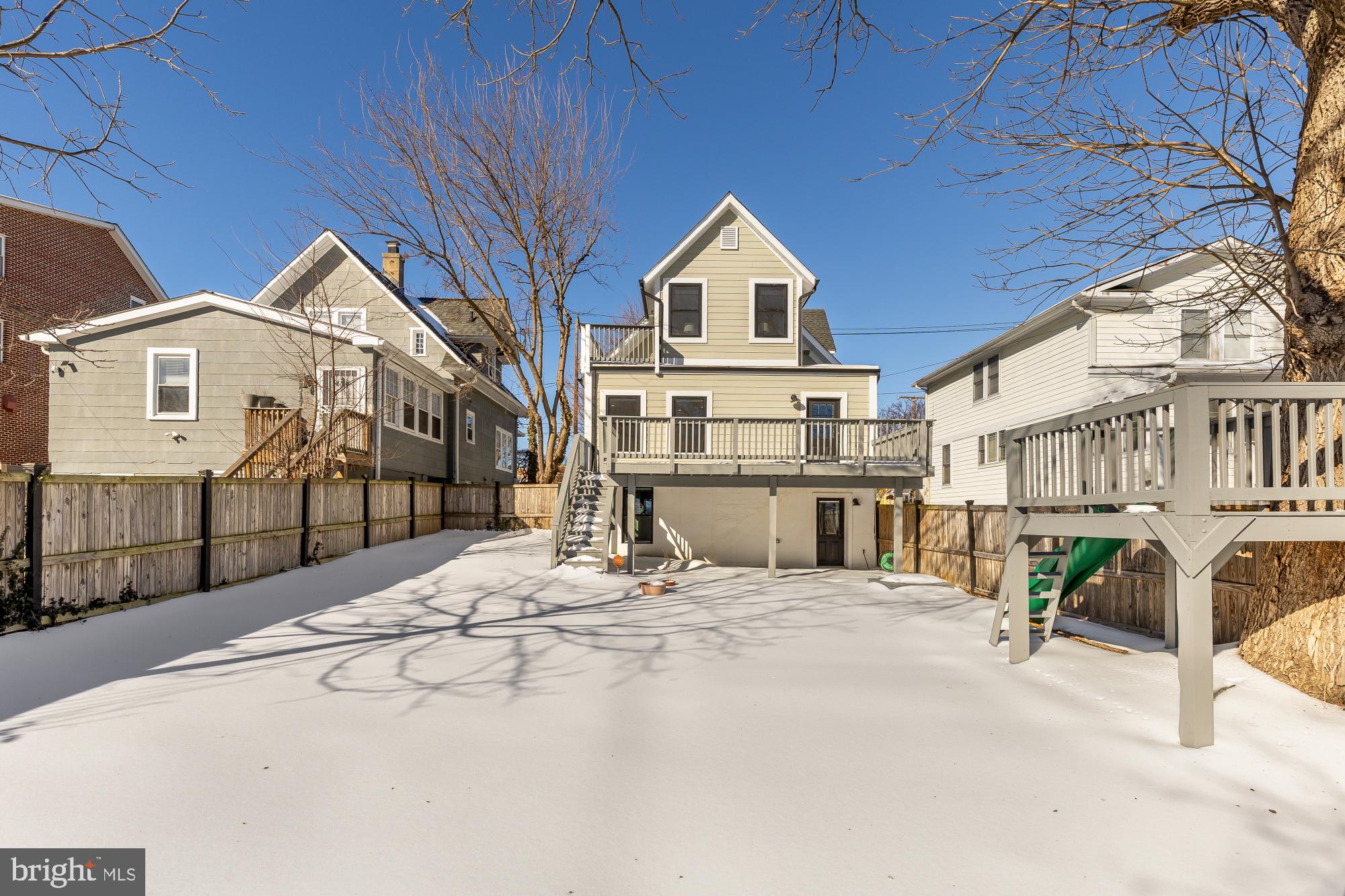 6519 Piney Branch Road Northwest Washington, DC 20012 - Photo 45 of 47 a view of a house with wooden fence