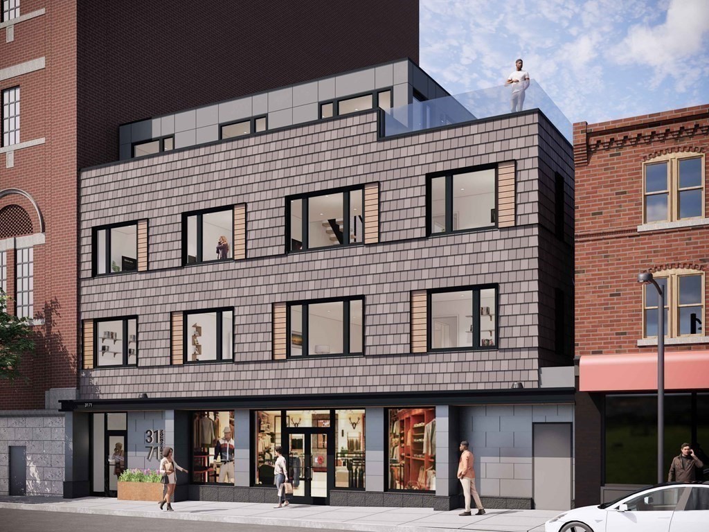 3171 Washington Street, Unit 101 Boston, MA 02130 - Photo 10 of 10 a front view of a building and a parking space