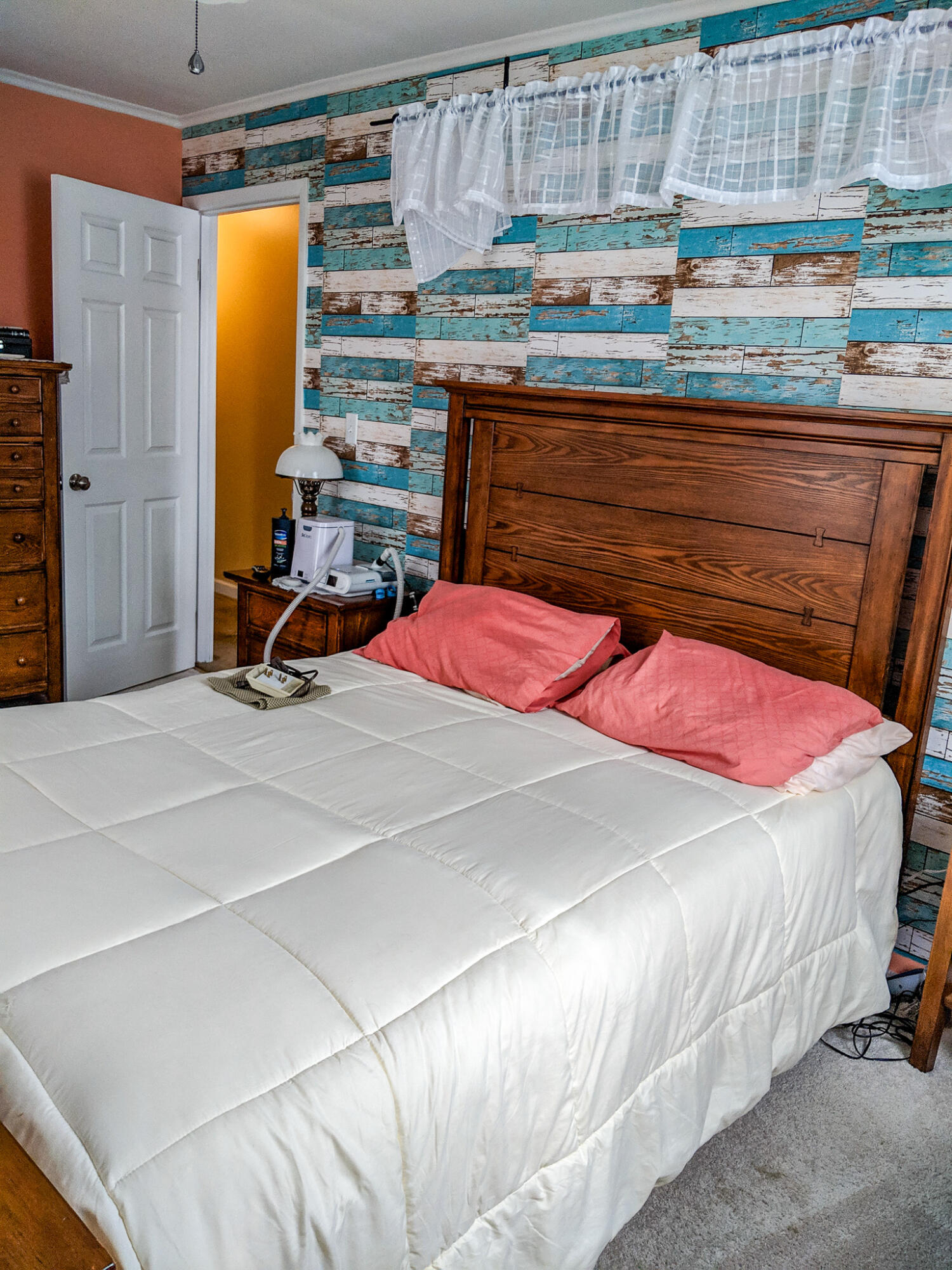 29 Hi Tor E Road Freeland, PA 18224 - Photo 23 of 28 a bedroom with a bed and wooden cabinets