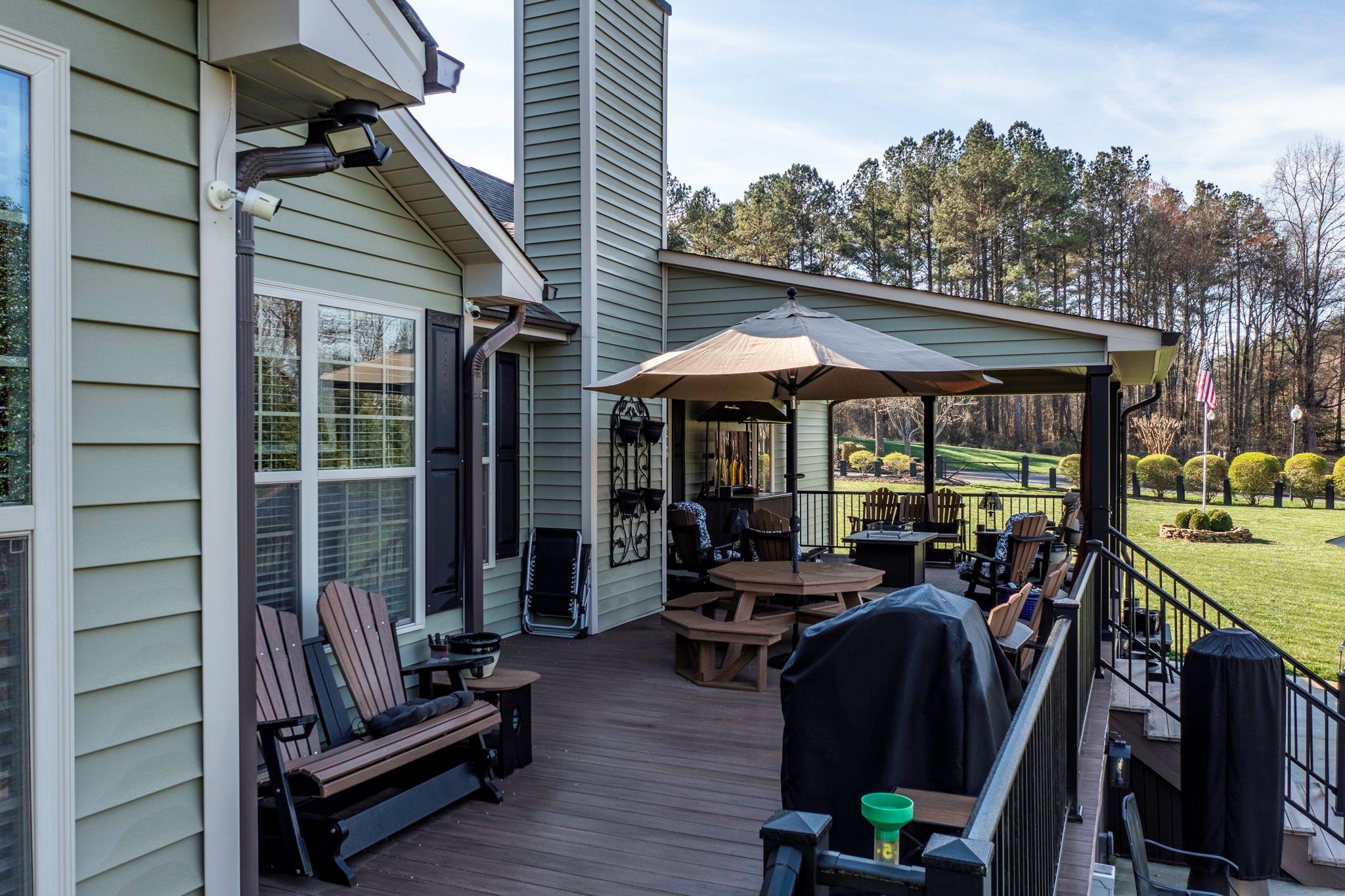 101 Ridge Top Drive Connelly Springs, NC 28612 - Photo 32 of 47 a view of outdoor space with seating and mountain view