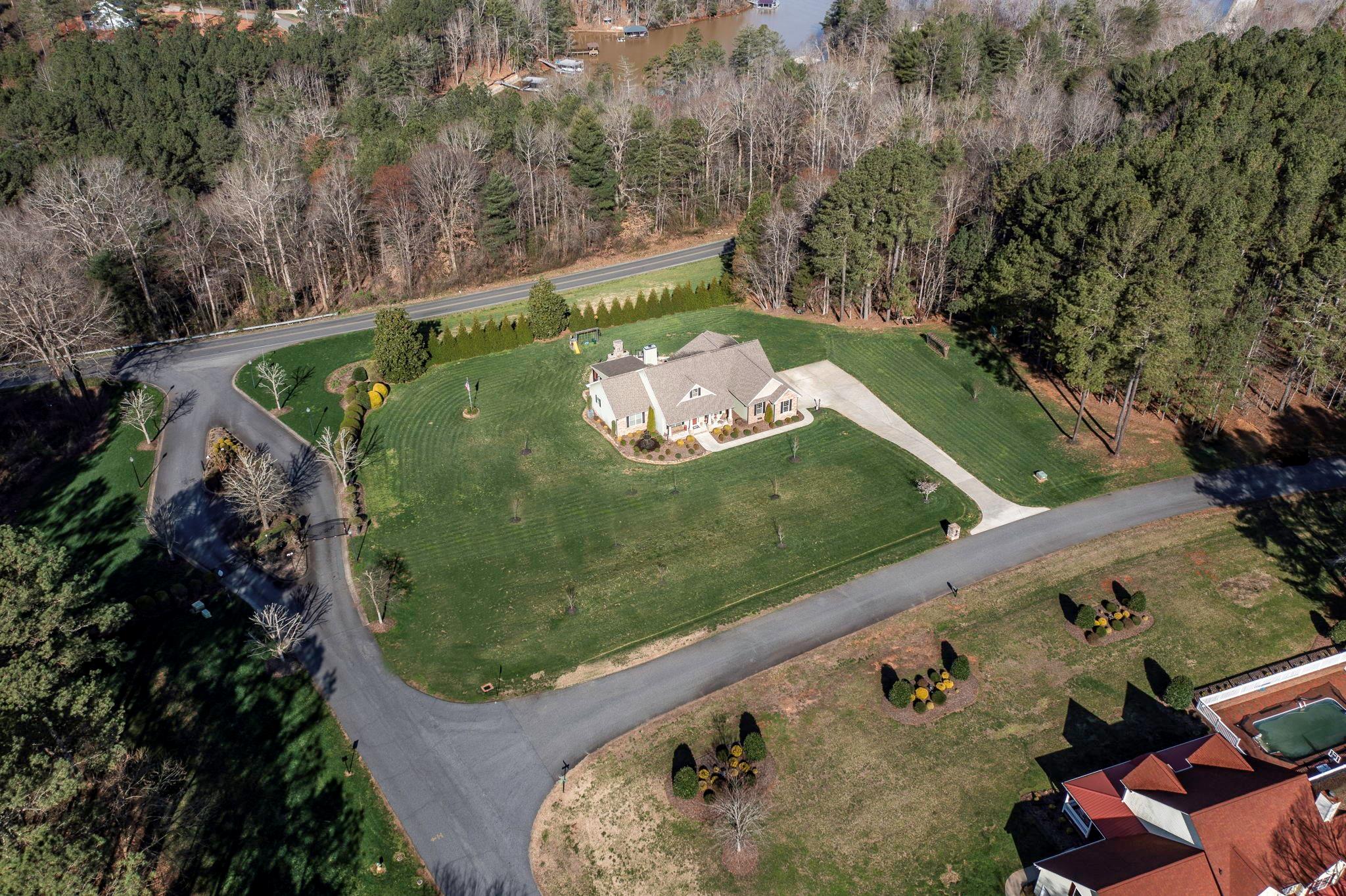 101 Ridge Top Drive Connelly Springs, NC 28612 - Photo 39 of 47 an aerial view of a backyard