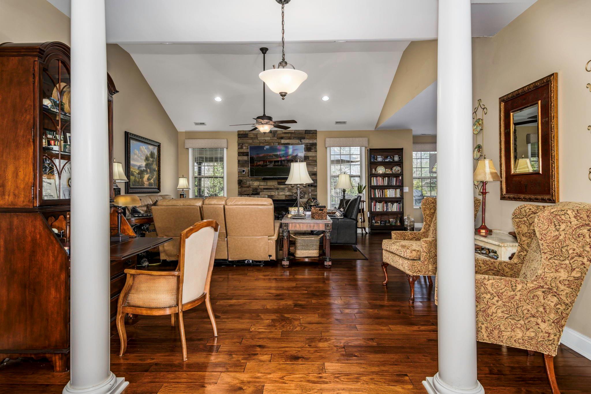 101 Ridge Top Drive Connelly Springs, NC 28612 - Photo 6 of 47 a view of a dining room with furniture