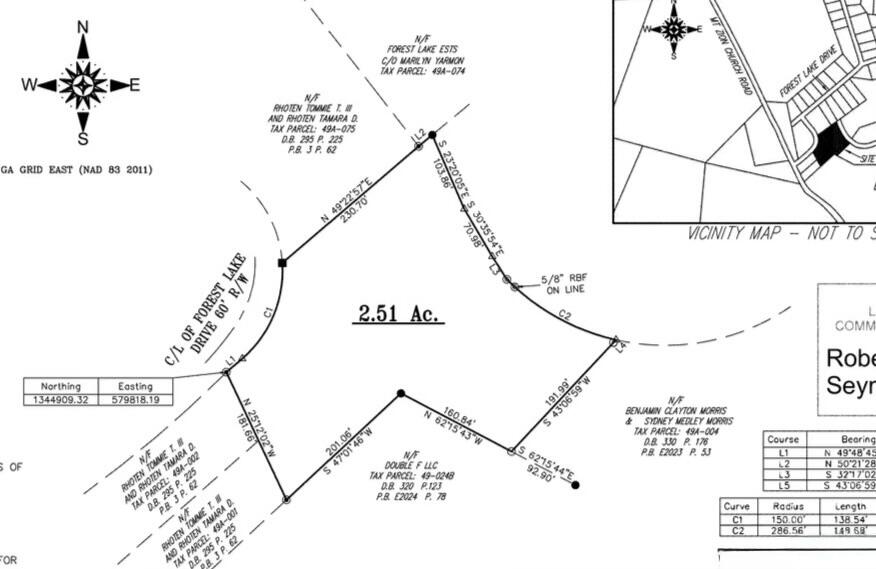 0 Forest Lake Drive Lincolnton, GA 30817 - Photo 8 of 12 Plat