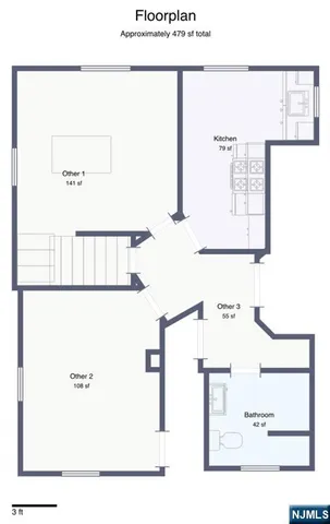 a picture of a room with a white wall and white walls