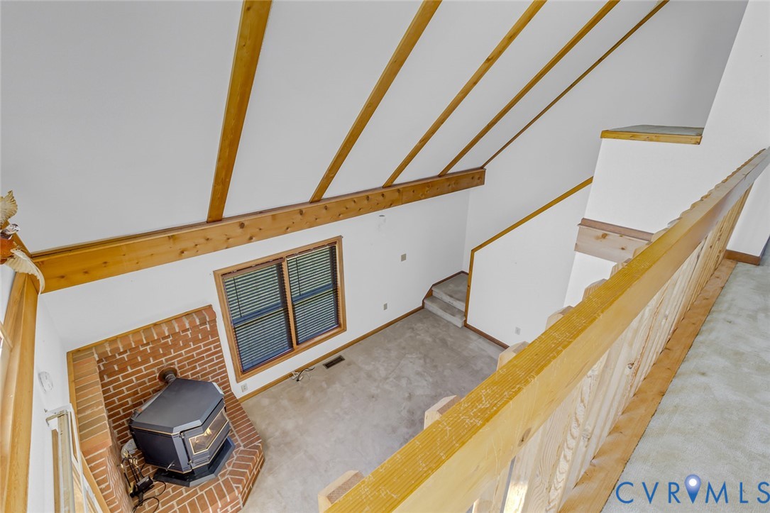 831 Fountain Gate Road Heathsville, VA 22473 - Photo 28 of 50 a stairs and a window