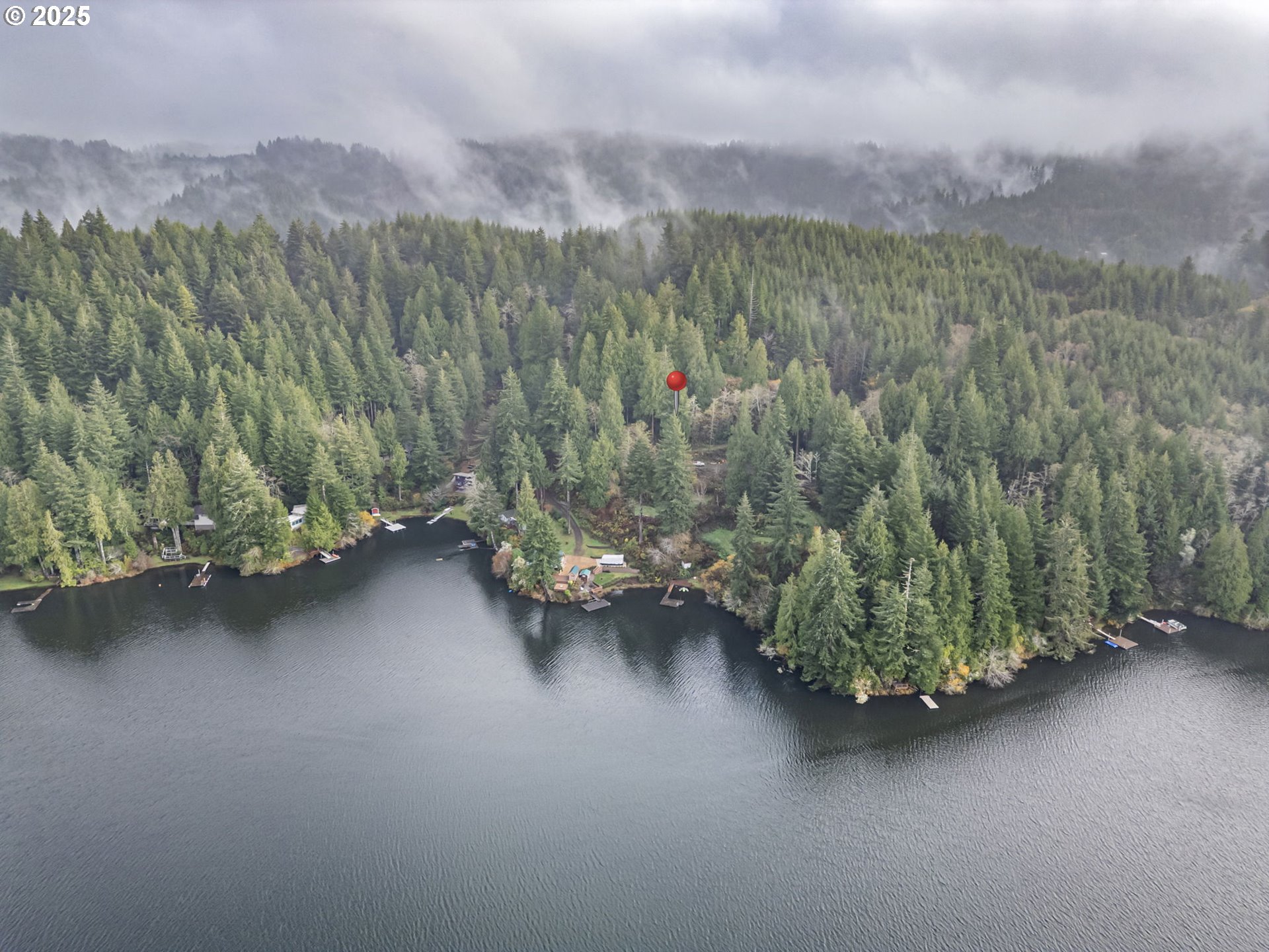 600 Erlandson Road Florence, OR 97439 - Photo 8 of 31 a view of a street with a lush green forest