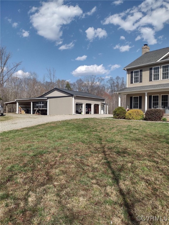 132 Forest View Road Cumberland, VA 23040 - Photo 19 of 31 View of front of house featuring a front lawn and