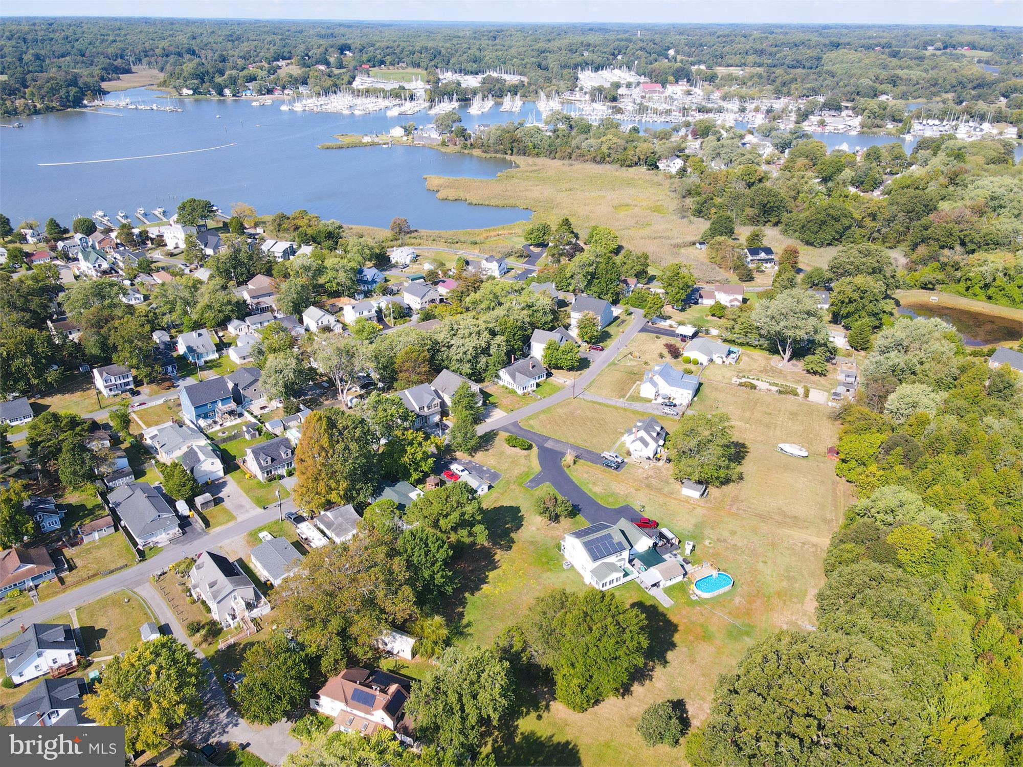 611 Clark Avenue Deale, MD 20751 - Photo 34 of 37 an aerial view of residential houses with outdoor space
