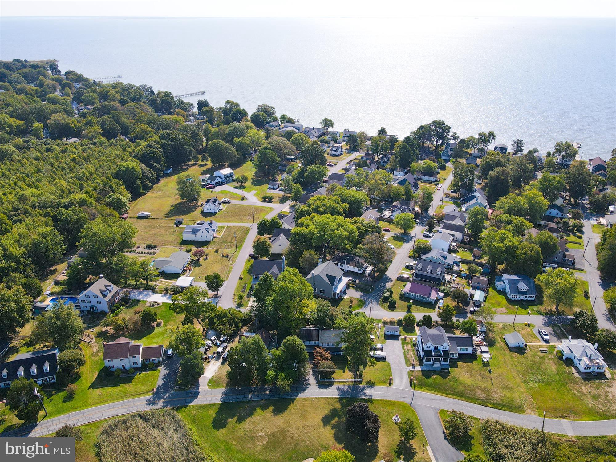 611 Clark Avenue Deale, MD 20751 - Photo 35 of 37 an aerial view of residential houses with outdoor space and trees