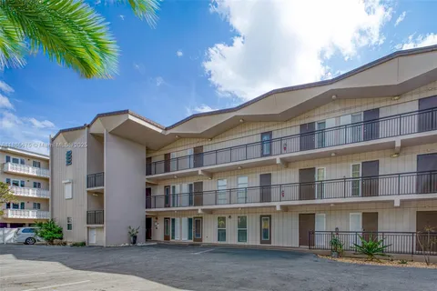 a front view of a building