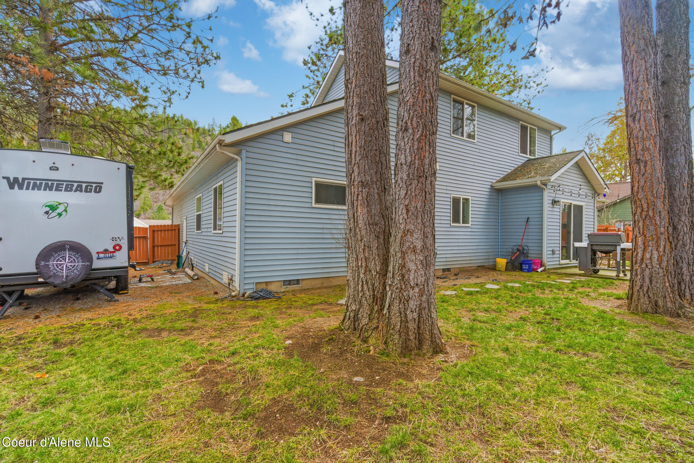 5487 North Martha Loop Coeur D'Alene, ID 83815 - Photo 30 of 37 SIDE YARD W/RV PARKING