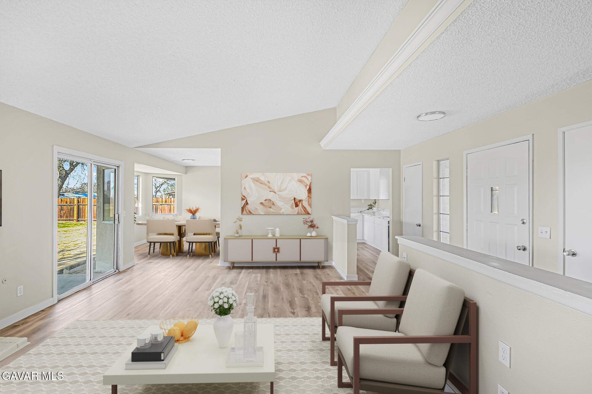 40523 172nd Street East Lancaster, CA 93535 - Photo 3 of 20 a living room with furniture and wooden floor