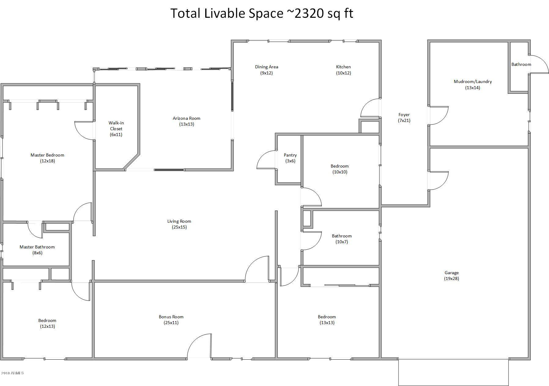 7045 East Warner Road Tempe, AZ 85284 - Photo 56 of 56 Floorplan