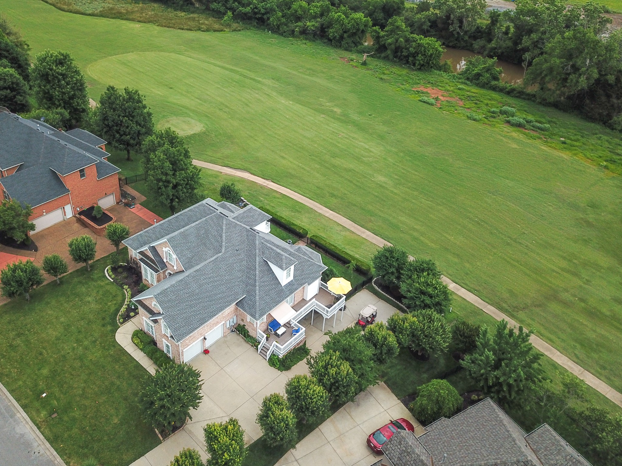 2613 Sequoya Trace Murfreesboro, TN 37127 - Photo 40 of 48 an aerial view of a house with a yard