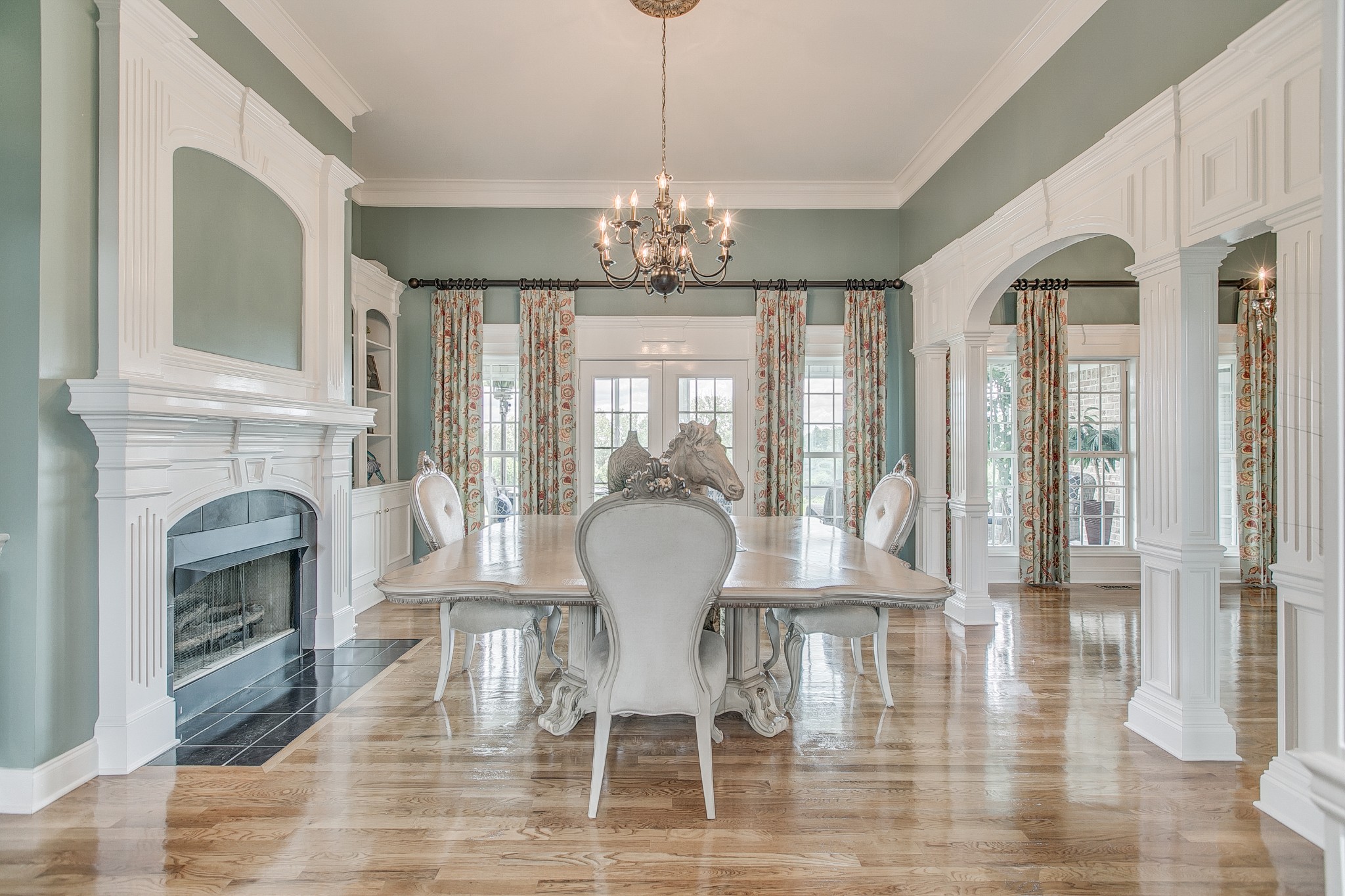 2613 Sequoya Trace Murfreesboro, TN 37127 - Photo 4 of 48 a dining room with furniture a chandelier and wooden floor