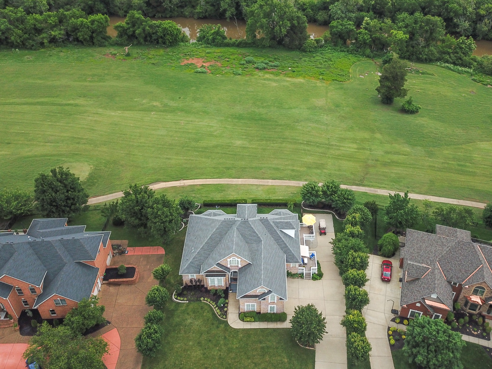 2613 Sequoya Trace Murfreesboro, TN 37127 - Photo 41 of 48 an aerial view of a house with garden space and ocean view