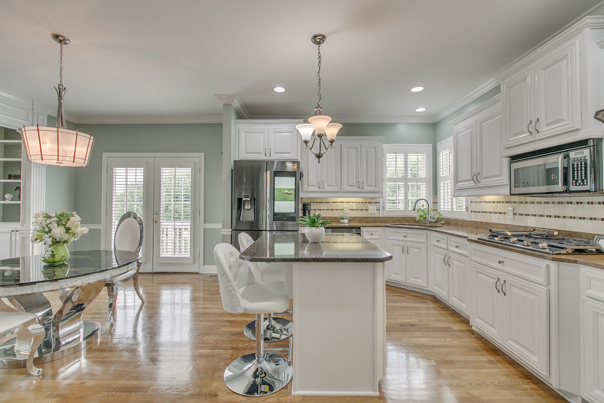 2613 Sequoya Trace Murfreesboro, TN 37127 - Photo 9 of 48 a kitchen with counter space appliances and a living room view