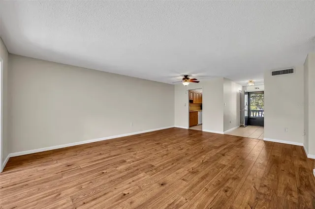 wooden floor in an empty room
