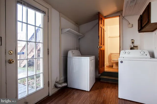 a room with storage and utility