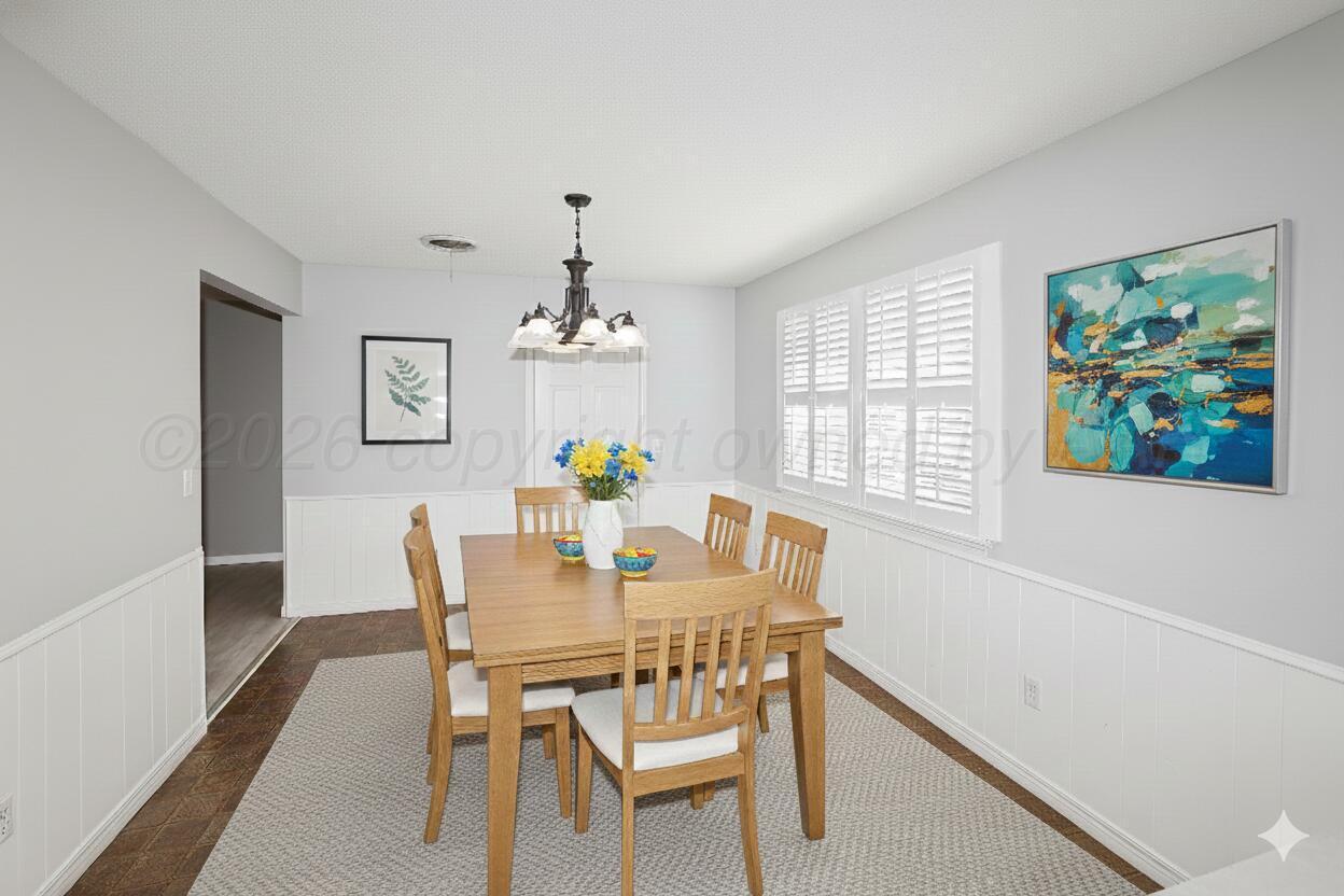 6108 Cornell Street Amarillo, TX 79109 - Photo 8 of 26 8-Dining Area Virtually Staged