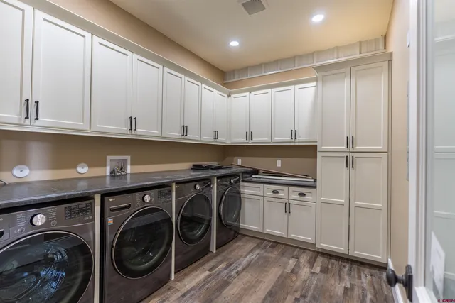 a view of a kitchen with electric appliances
