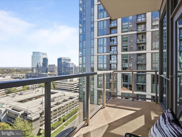 a view of balcony with couch