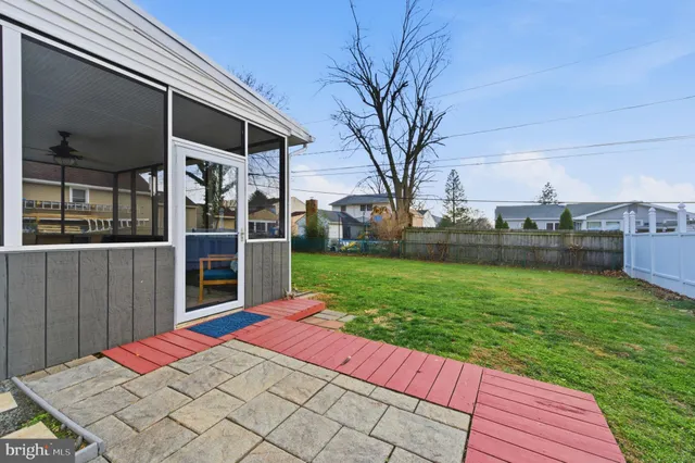 a view of a backyard with a garden