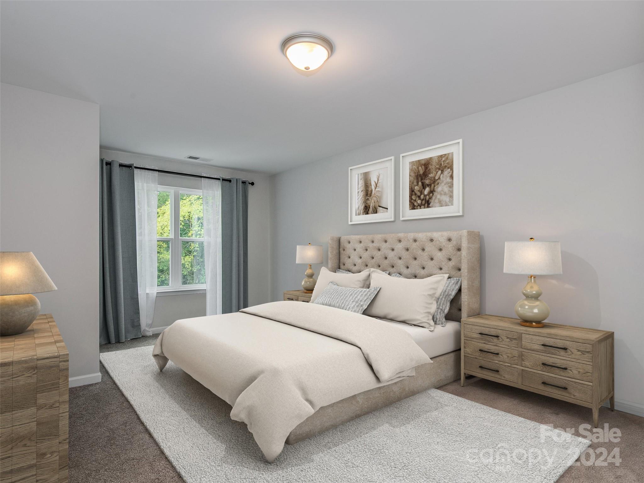 1122 Rhyne Road Charlotte, NC 28214 - Photo 11 of 22 a bedroom with a bed and a window