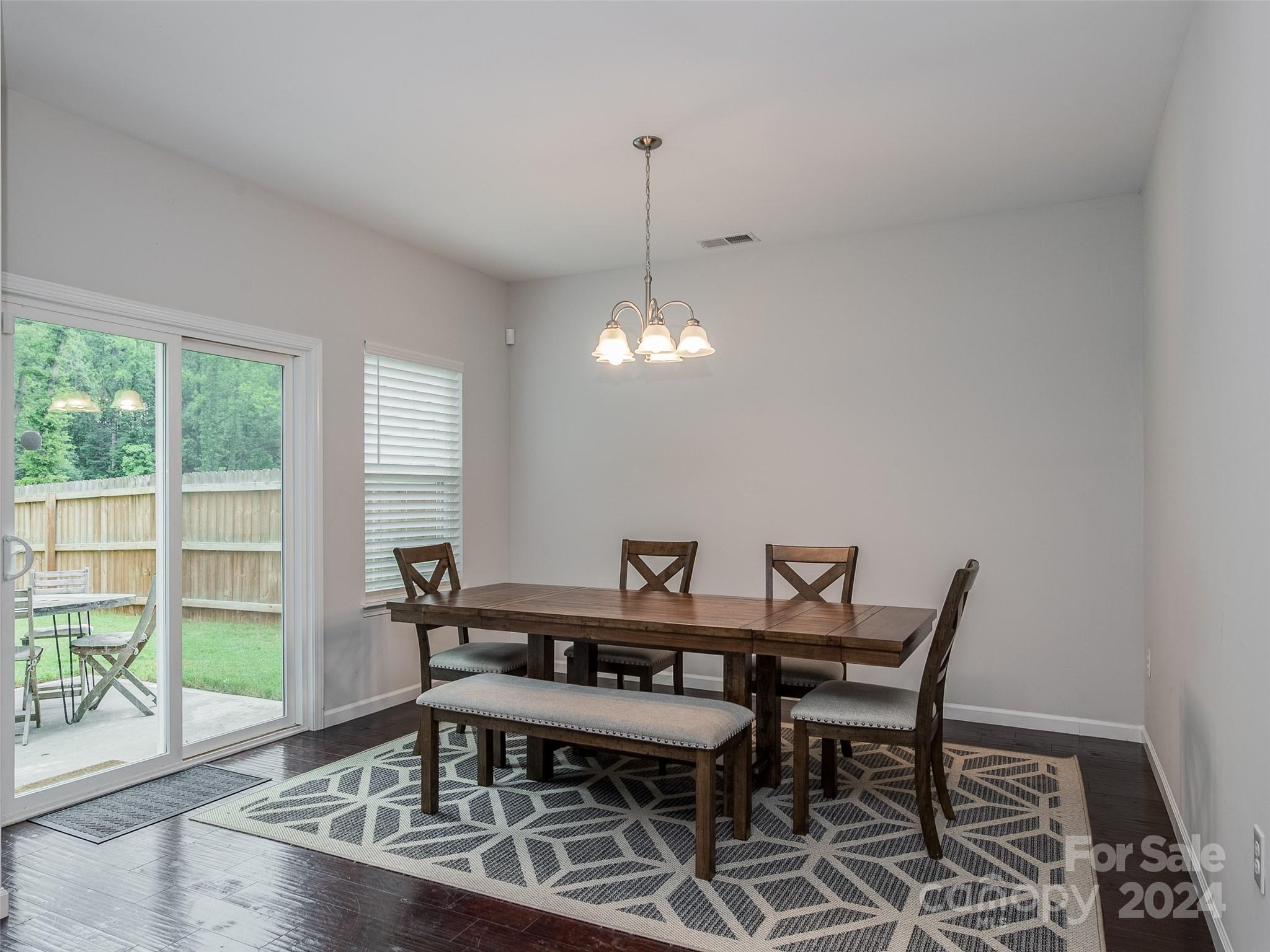 1122 Rhyne Road Charlotte, NC 28214 - Photo 8 of 22 a view of a dining room with furniture window and wooden floor
