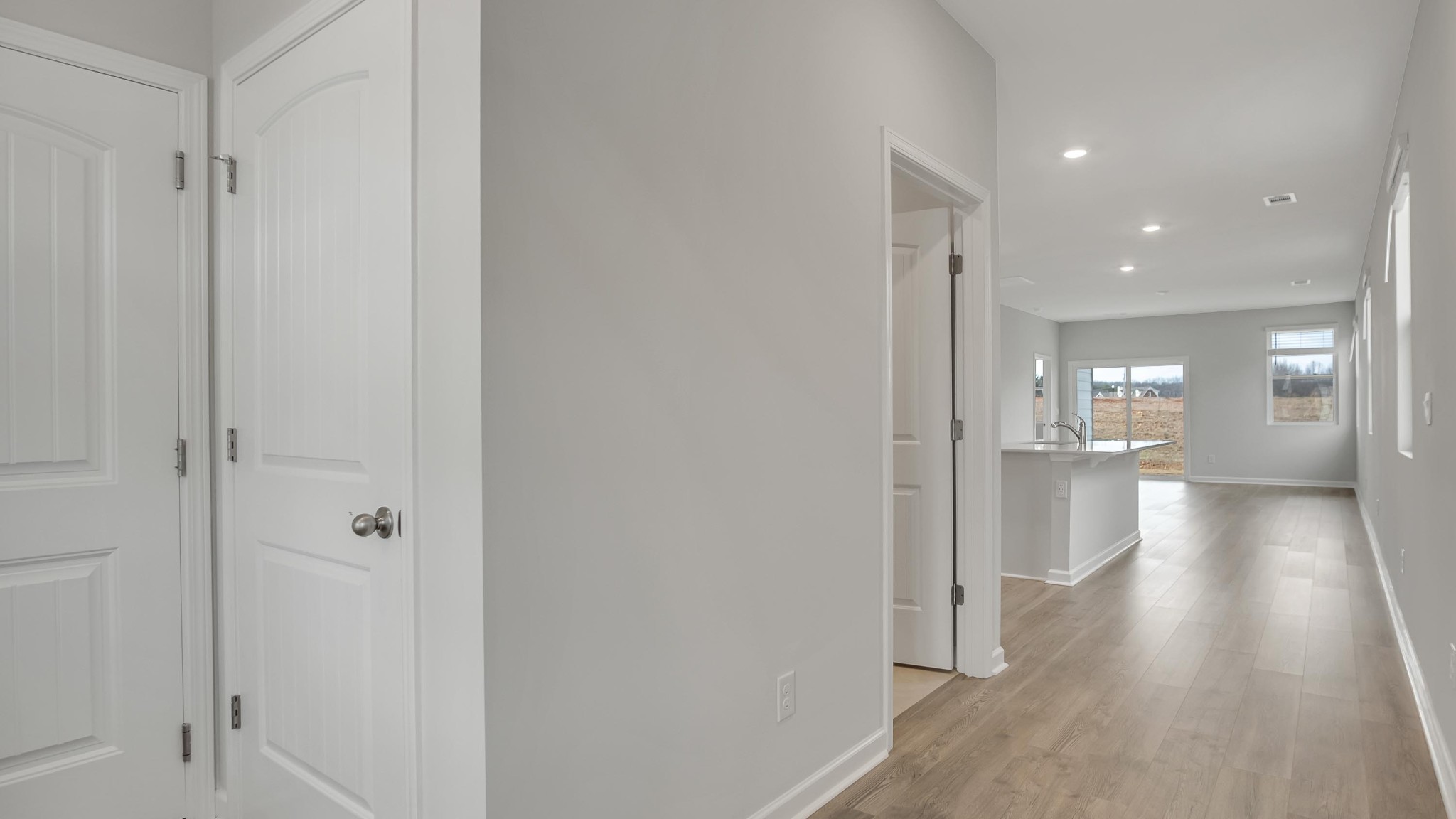 4918 Barnburgh Lane Murfreesboro, TN 37129 - Photo 6 of 24 a view of a hallway with wooden floor