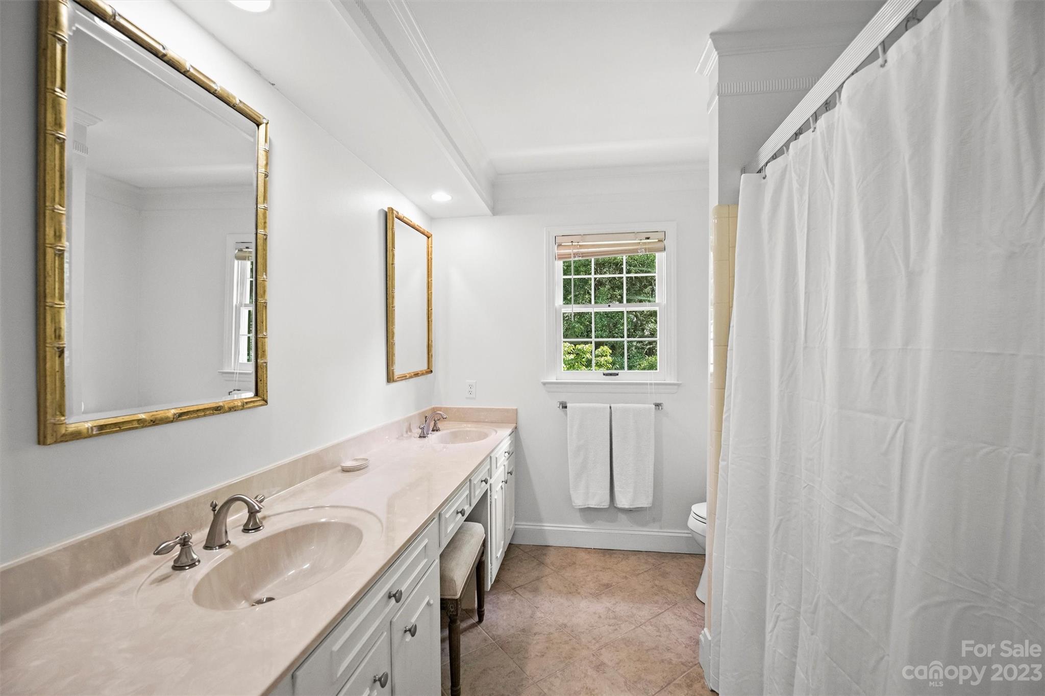 5943 Brace Road Charlotte, NC 28211 - Photo 29 of 36 a bathroom with a sink and a mirror